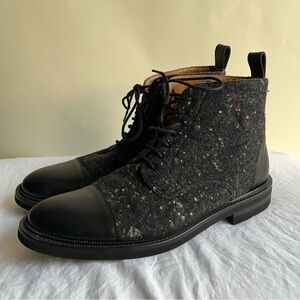 TAFT The Jack Dress Boot Cap Toe Men’s Sz 43 Speckled Wool? Barely Worn EUC
